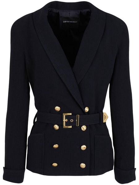 Emporio Armani Double-Breasted Blazer Jacket