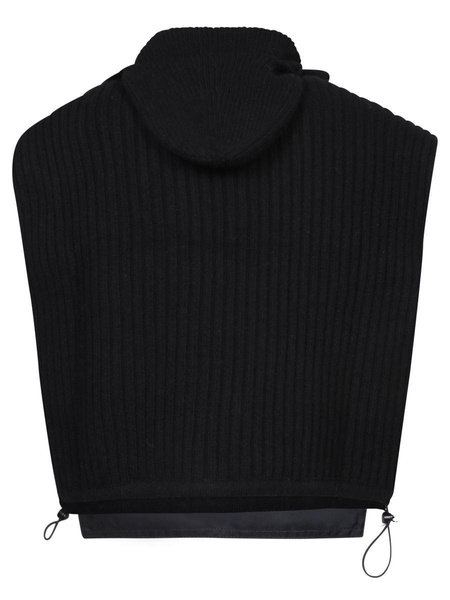 Black Hooded Vest