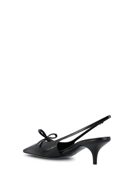 Miu Miu Bow-Detailed Slingback Pumps