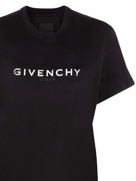 Givenchy Logo Printed Reverse Crewneck T-Shirt