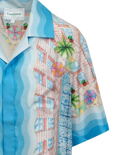 Casablanca Casablanca Pool Shirt In Silk