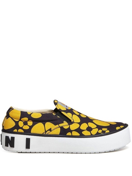 Marni X Carhartt Floral Print Slip On