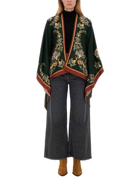 Etro Floral Paisley Cape