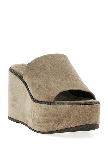 Brunello Cucinelli 'Monile' Wedges