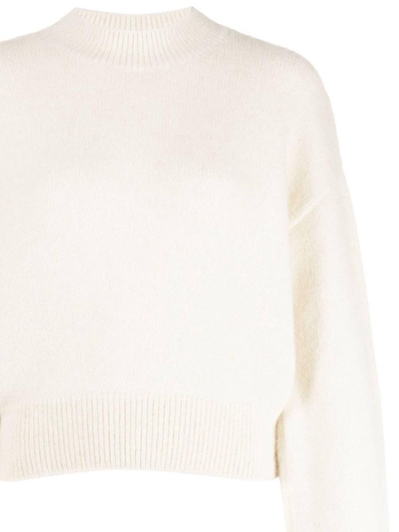 La Maille Jacquemus logo-intarsia jumper