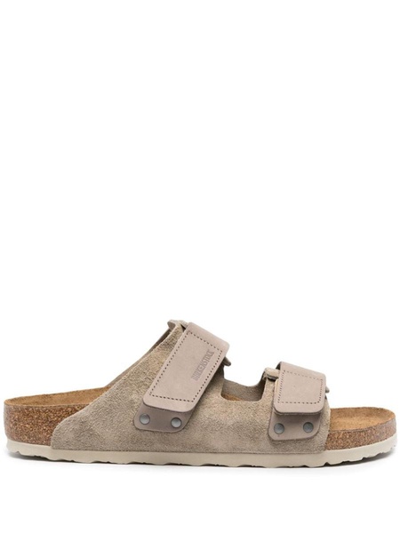 Birkenstock Uji Taupe, Suede Leather/Nubuck Shoes