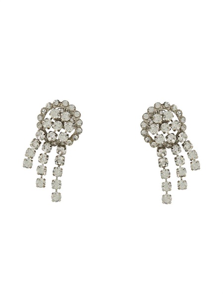 Alessandra Rich Crystal Cascade Earrings