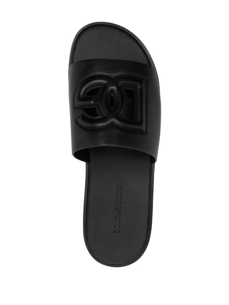 DOLCE & GABBANA Men's 24SS Black Laced up Shoes