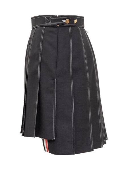 Thom Browne Mini Pleated Skirt.