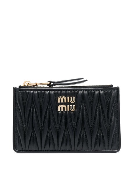 Miu Miu Matelassé Nappa Leather Envelue Wallet Accessories