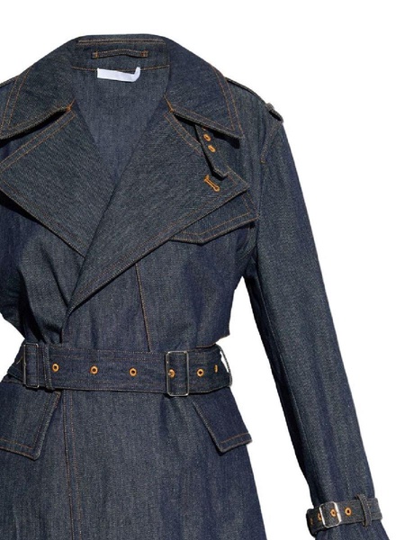 denim trench jacket