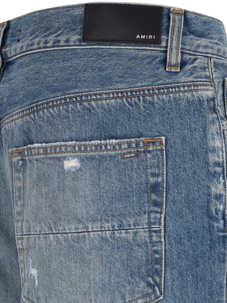 Destroyed detail jeans