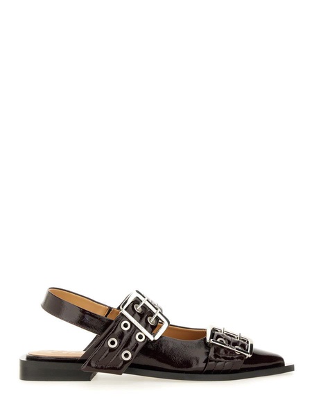 Ganni Ballerina With Buckle