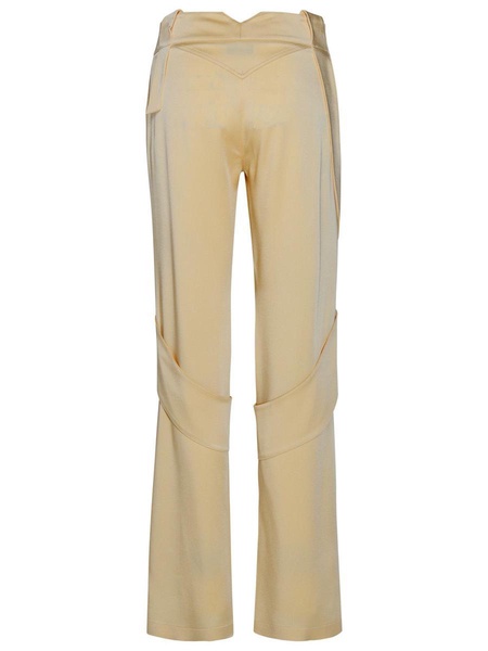 Blumarine Cream Acetate Blend Cargo Pants