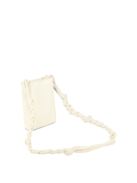 Jil Sander Small Tangle Logo Embossed Shoulder Bag