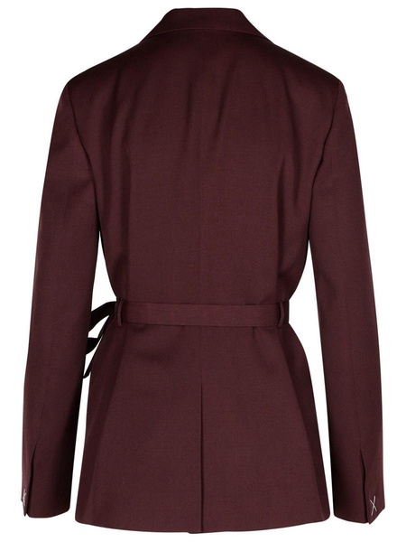 Lanvin Burgundy Wool Blazer Woman