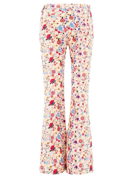 Ines De La Fressange "Charlotte" Embroidered Trousers