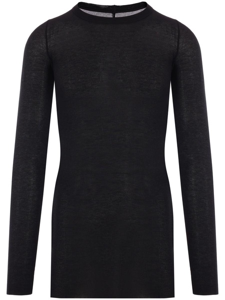 Rick Owens Rib Fine-Ribbed T-Shirt