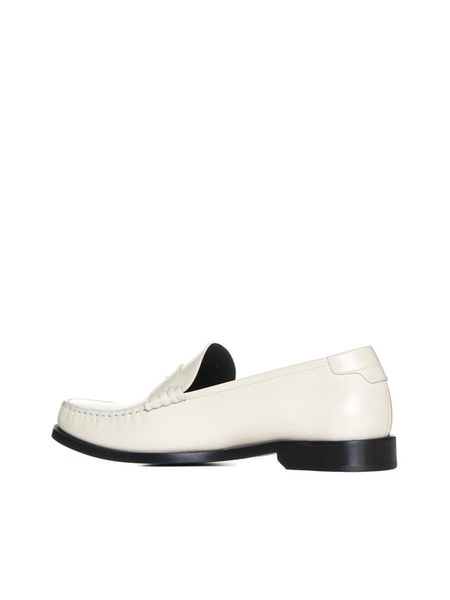 Logo-Embellished Leather Penny Loafers