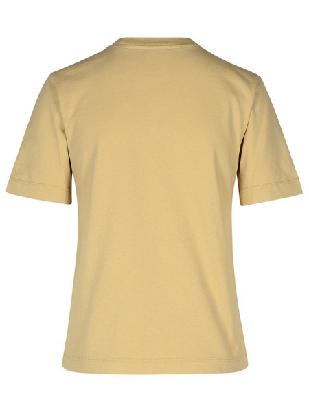 Burberry Beige Cotton T-Shirt Woman