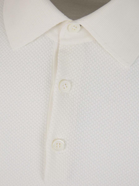 Brioni Sea Island Pique Polo