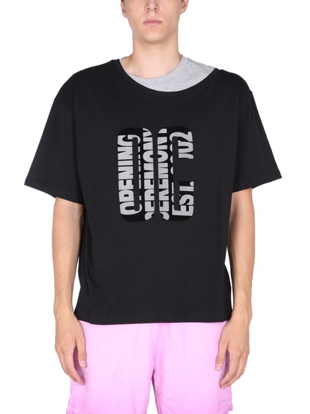 Opening Ceremony "Double Collar" T-Shirt