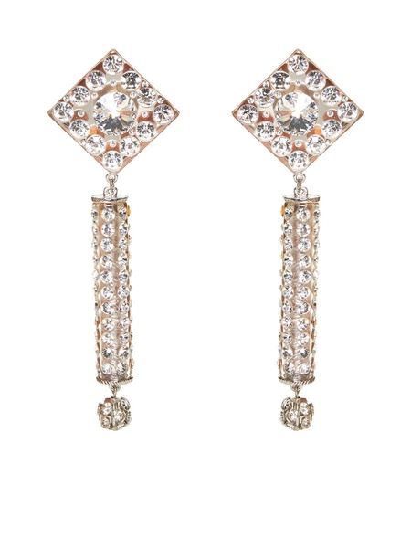 Alessandra Rich Embellished Pendant Earrings