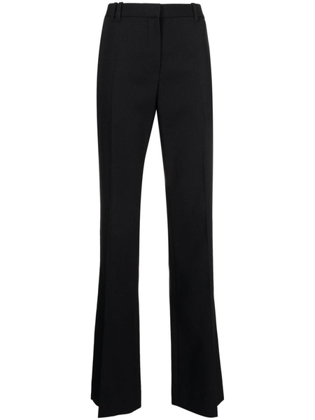 mid-rise bootcut trousers