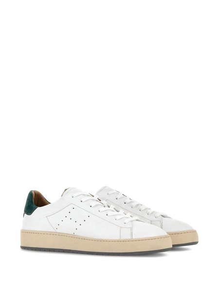 H672 leather low-top sneakers