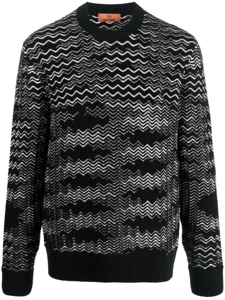 Missoni Chevron Wool Blend Sweater