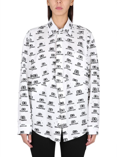 Balenciaga Shirt Swing Hand Drawn Bb Icon