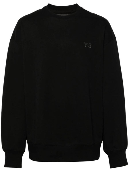 logo-appliqué drop-shoulder sweatshirt