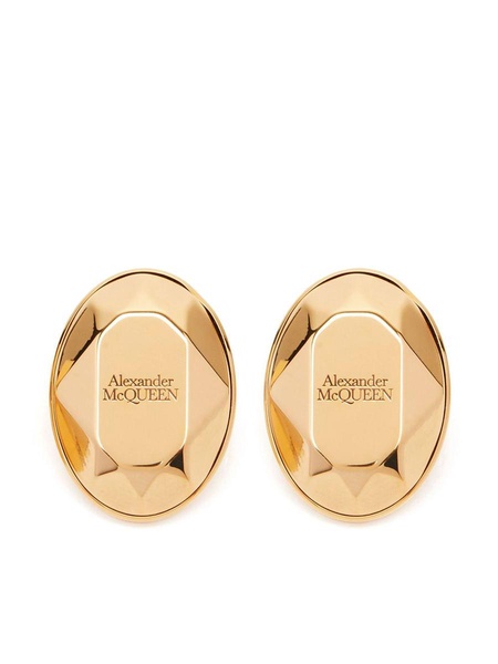 Alexander Mc Queen Logo Earrings