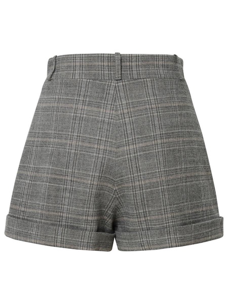 The Mannei 'Kudebi' Shorts In Grey Virgin Wool Blend