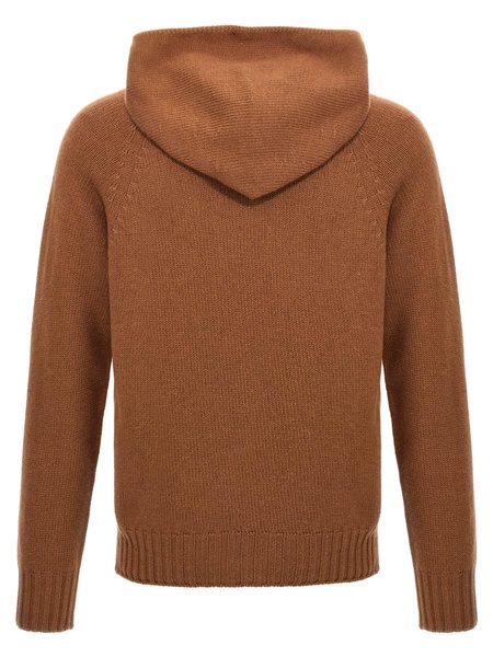 Ma'Ry'Ya Wool Hooded Sweater