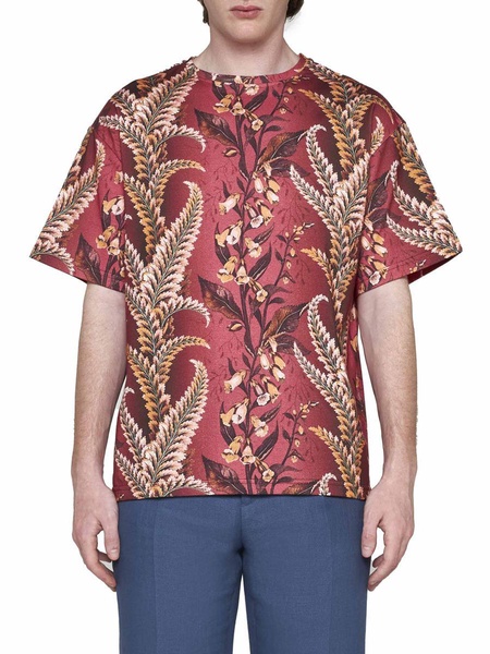 Etro Allover Floral Printed Short-Sleeved Shirt