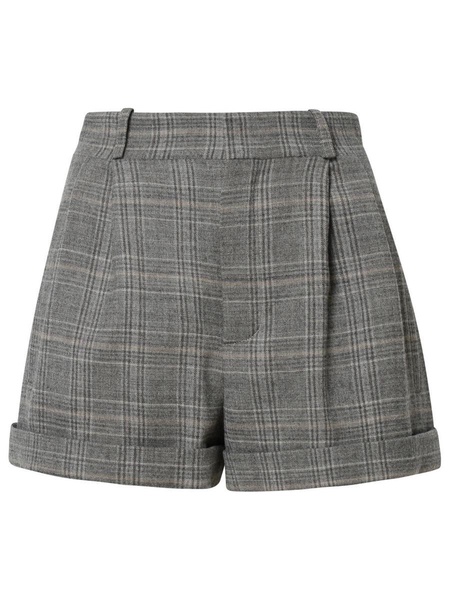 The Mannei 'Kudebi' Shorts In Grey Virgin Wool Blend