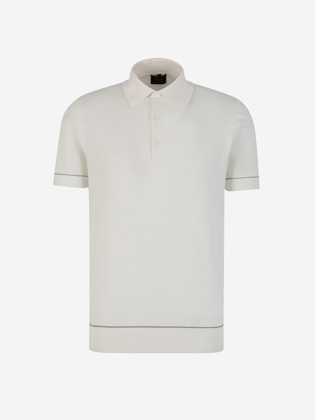 Brioni Sea Island Pique Polo