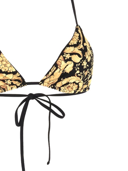 Versace 'Barocco' Bikini Top