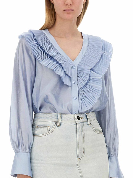 Self-Portrait Organza Blouse