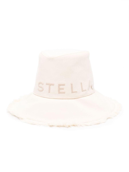 Stella Mc Cartney Logo Canvas Fedora Hat