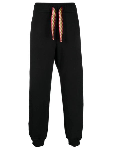 drawstring cotton track pants