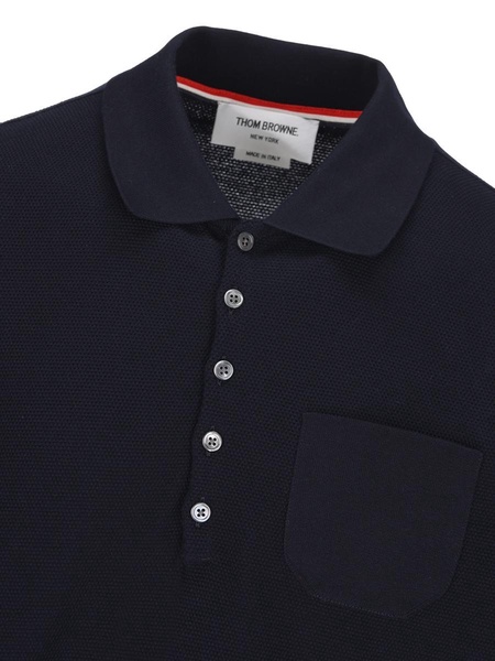 4-bar Stripe Detailed Short-sleeved Polo Shirt