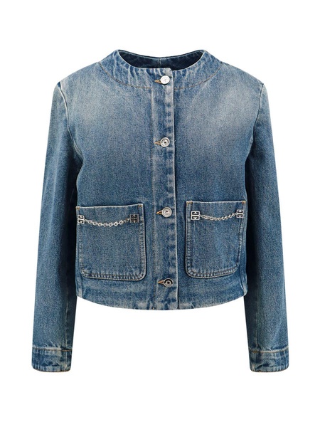 4G Chain-Link Denim Jacket