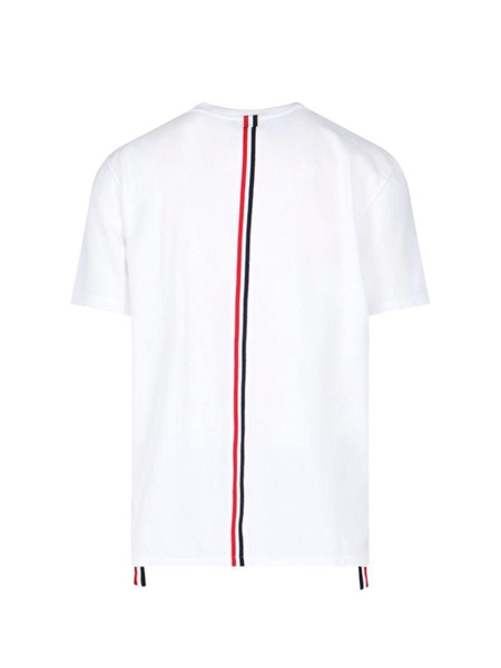 T-shirt With Tricolor Back Detail