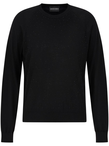 Emporio Armani Logo Wool Sweater