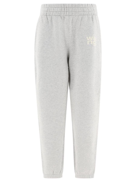 Alexander Wang Joggers With Rubberised Logo