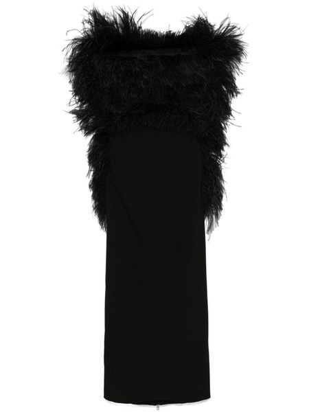 Sportmax Feathered Midi Dress