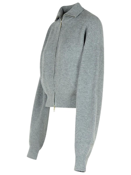 Sportmax 'Leisure' Grey Cashmere Blend Cardigan