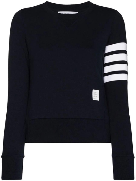 Pullover Sweatshirt With Engineered 4 Bar In Classic Loopback - 415 Navy / 36